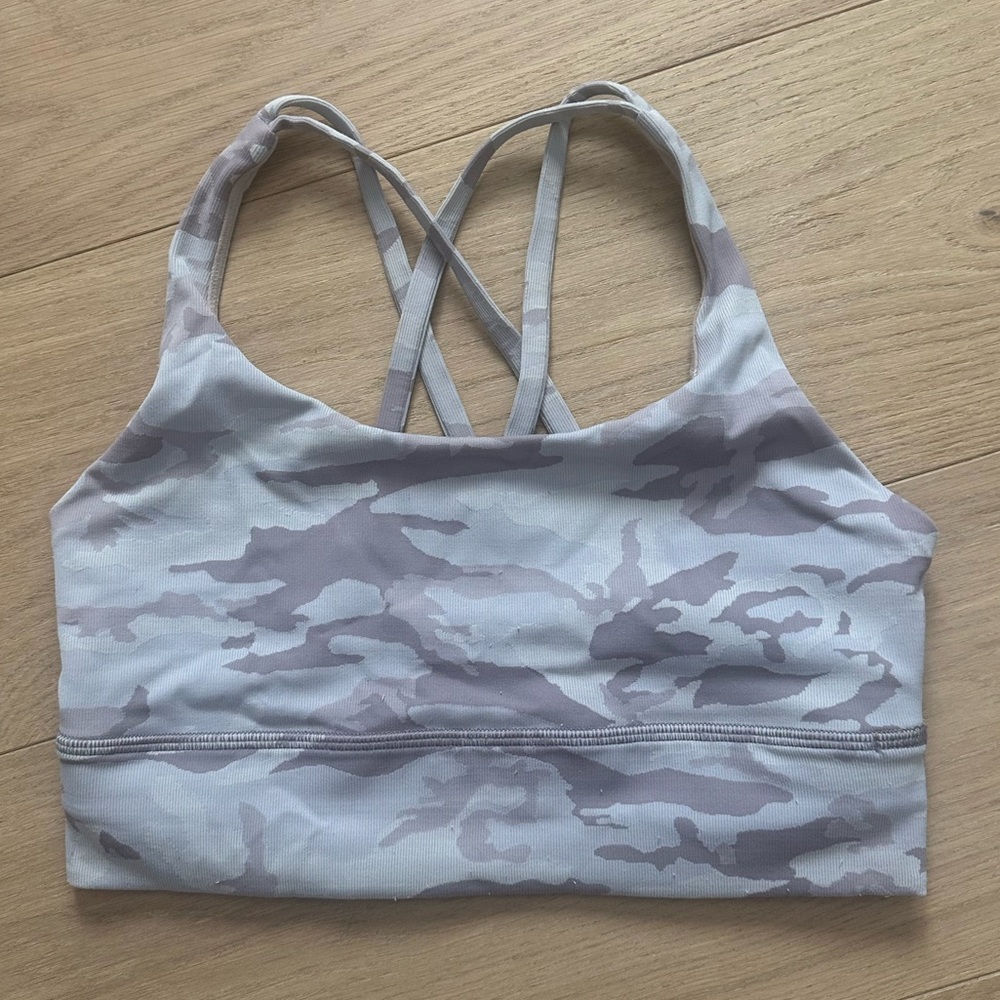 Lululemon Energy Sports Bra Lavender Camo